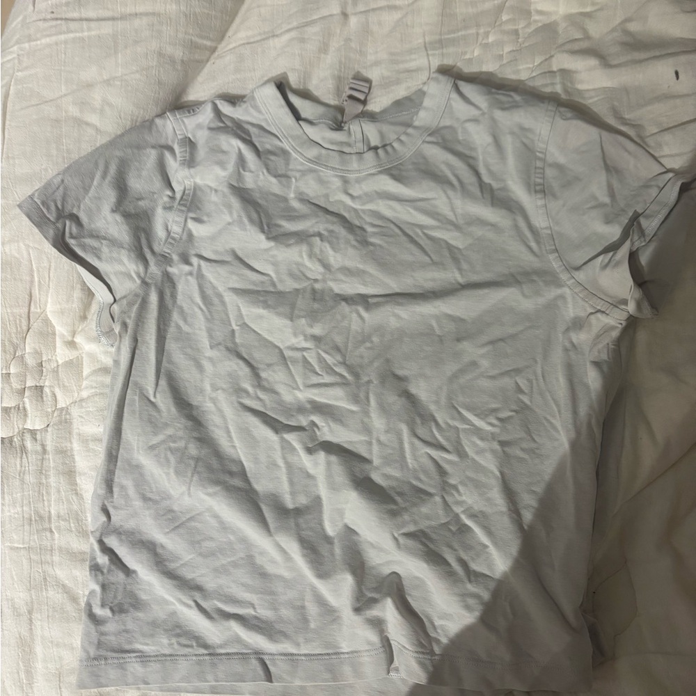 lululemon athletica Light Gray Crop Top